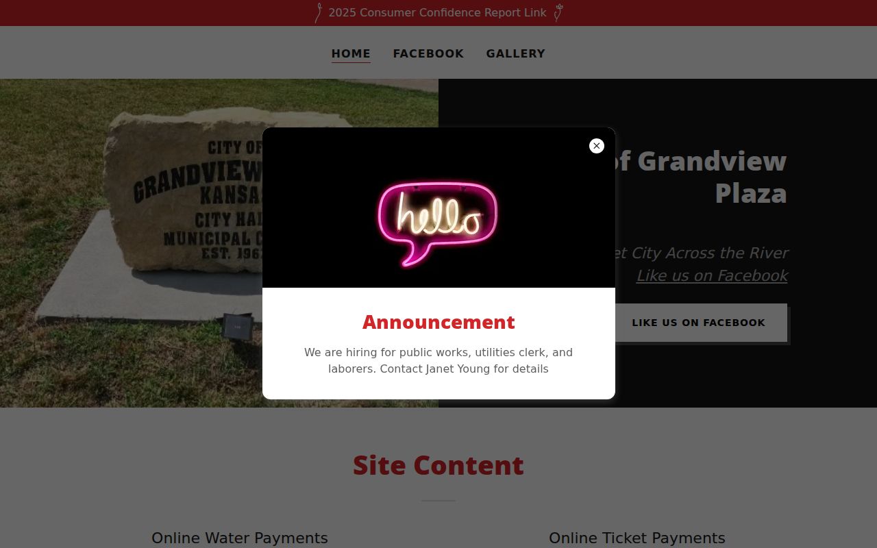 Grandview Plaza court records official city source